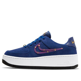 Кроссовки air force 1 sage low lx Nike, синий ci3482-400 | blue/purple/gold