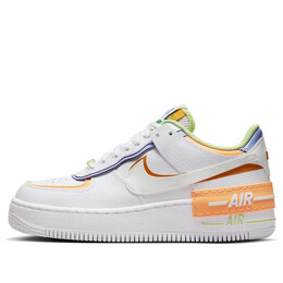 Кроссовки air force 1 shadow Nike, белый dx3718-100 | white/orange
