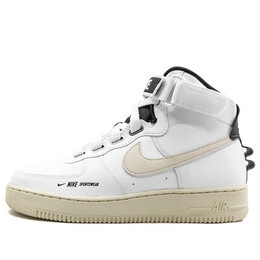 Кроссовки air force 1 high utility Nike, белый aj7311-100 | white/light cream-black