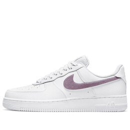 Кроссовки женские Nike Air force 1 кожаные с логотипом, белый dh4407-102 | white/purple