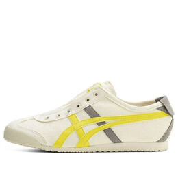 Кроссовки mexico 66 slip on Onitsuka Tiger, белый 1182a087-750 | white/yellow/grey