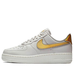 Кроссовки air force 1 низкие Nike, серый ar0642-001 | vast grey/metallic gold-summit white