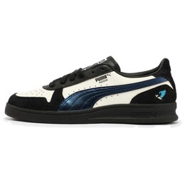 Кроссовки Puma INDOOR Skateboarding Shoes Unisex Low-top Black/beige, белый/черный/синий 399869-01 | white-black-blue