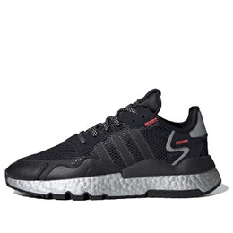 Кроссовки ночные джоггеры Adidas, черный fv4137 | core black/shock red/silver metallic
