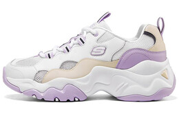 Кроссовки Skechers D'Lites 3.0 Low Running Shoes Gs White/Purple Women's 896008-wlv