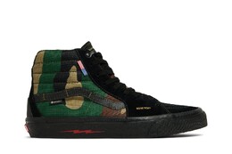 Кроссовки DEFCON x Sk8-Hi Notchback GTX Vans, зеленый vn0a4bwwa8r | black/woodland