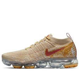 Кроссовки air vapormax 2 flyknit Nike, золотой bq7037-001 | gold/red