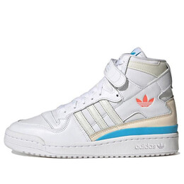 Кроссовки оригиналы форум 84 высокие Adidas, белый gy8164 | white/cream/blue