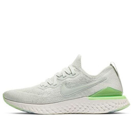 Кроссовки epic react flyknit 2 Nike, белый bq8927-005 | white/green