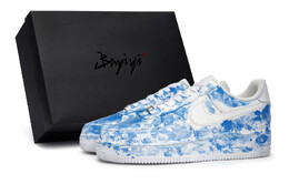 Кроссовки Nike Air Force 1 Skateboard Shoes Unisex Low-Top Blue cw2288-111(team80男女天晕流光蓝sbox) | white/blue