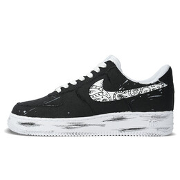 Кроссовки Air Force 1 для скейтборда унисекс с низким верхом белого цвета Nike, черный cw2288-111(team651-男女款低帮城市轨迹) | black