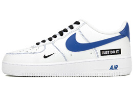 Кроссовки Air Force 1 для скейтбординга унисекс с низким верхом Nike, черный/белый/синий 315122-111(team18-线条黑白蓝) | black/white/blue