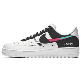 Кроссовки для скейтбординга Air Force 1 женские с низким верхом, белый/черный Nike dd8959-100(team366-极速赛车) | black/white