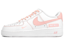 Кроссовки Air Force 1 для скейтбординга унисекс с низким верхом Nike, цвет White Pink - Box 315122-111(team18-线条白粉) | white pink - box