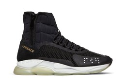 Высокие кроссовки Versace Cross Chainer High, черный dsu7430 dtp2g d41 | black/white/gold