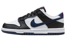 Кроссовки Nike Dunk Low Black White Midnight Navy GS, черный/белый hj9202-001 | black/white