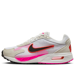 Кроссовки air max solo Nike, белый fn0784-102 | summit white/bright crimson/fierce pink/black