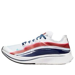 Кроссовки zoom fly sp Nike, белый bq7940-140 | white/blue fury-black
