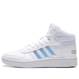 Кроссовки neo hoops 2.0 средние Adidas, белый eh3414 | white/bluepurple