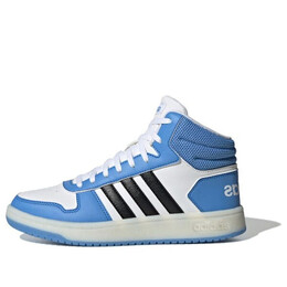Кроссовки neo hoops 2.0 средние Adidas, синий fv2738 | blue/white/black