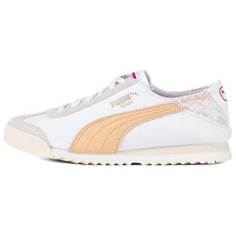 Кроссовки Puma Roma Skateboarding Shoes Unisex Low-top White/Orange, белый/оранжевый 398332-01 | white/orange