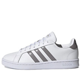 Кроссовки гранд корт Adidas, серый fy8931 | dove grey / bright yellow / champagne met.