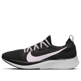 Кроссовки zoom fly flyknit Nike, черный ar4562-001 | black/pink foam -vast grey