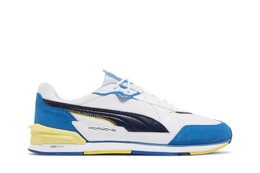 Кроссовки Porsche Legacy x Low Racer Puma, белый 306811 02 | white/peacoat/celandine