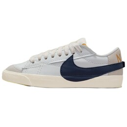 Кроссовки Nike Blazer Skateboarding Shoes Unisex Low-top Peak White/Black Obsidian Color/Sail White/Metallic Color/Phantom Gray White, белый fz6773-100 | peak white/black obsidian color/sail white/metallic color/phantom gray white