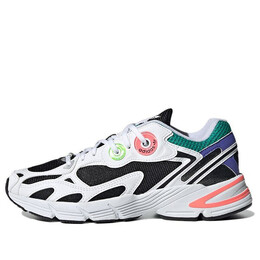Кроссовки в движении Adidas, белый gy1122 | white/black/green/purple