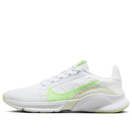 Кроссовки superrep go 3 flyknit next nature Nike, белый dh3393-106 | white/luminous green/sea glass/lime blast