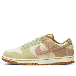 Кроссовки данк лоу Nike, зеленый dq5076-121 | green/white/pink/brown