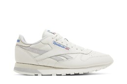 Кроссовки Classic Leather Reebok, белый hq2230 | chalk/light solid grey/alabaster