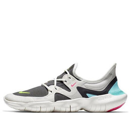 Кроссовки free rn 5.0 Nike, серый/голубой aq1316-100 | grey/yellow
