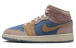 Кроссовки Jordan 1 Mid SE Zen GS, желтый fn7452-400 | powder blue yellow