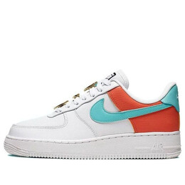 Кроссовки air force 1 low se Nike, белый aa0287-106 | white/light aqua-cosmic clay