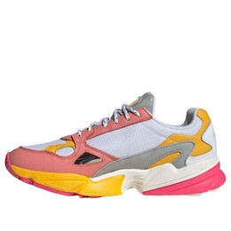 Толстые кеды оригиналы falcon w Adidas, белый eg9933 | white/pink/yellow