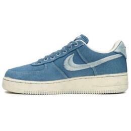 Кроссовки Nike Air Force 1 Lifestyle Shoes Unisex Low-top Blue, синий stussy-nike-af1-tokyo | blue