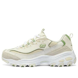 Кроссовки dlites 1.0 'beige green' Skechers, бежевый 896283-ntgr | beige/green/white