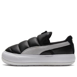 Кроссовки suede mayu slip-on shoes black/white Puma, черный 383827-01 | black/white