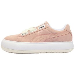 Кроссовки Puma Suede Skateboarding Shoes Women's Low-top Pink/white, белый 387321-06 | rose pink - white - 06