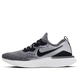 Кроссовки epic react flyknit 2 Nike, белый bq8927-102 | white/black