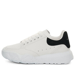 Кроссовки oversized court trainer 'white black' Alexander McQueen, белый 633915wia9a9061 | white/black