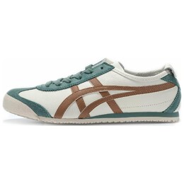 Кроссовки Onitsuka Tiger MEXICO 66 Lifestyle Shoes Unisex Low-top Beige/Blue-green/Brown, зеленый 1183b771-115 | beige/blue-green/brown