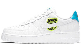 Кроссовки Nike Air Force 1 Low '07 Worldwide Pack White Blue Volt Women's ct1414-101