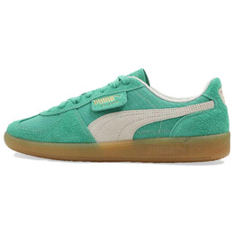 Кроссовки Puma Palermo Skateboarding Shoes Unisex Low-top Jade Green / Beige, зеленый 396841-05 | jade green / beige