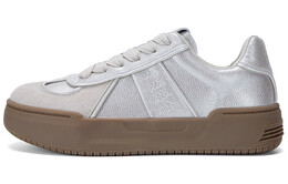 Кроссовки Kappa Skateboarding Shoes Women's Low-top Gray/Brown, серебряный k0e25cc64j-171 | silver