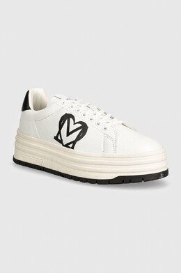 Кожаные кроссовки Love Moschino, белый 9byh-obd0h2_00x | bianco