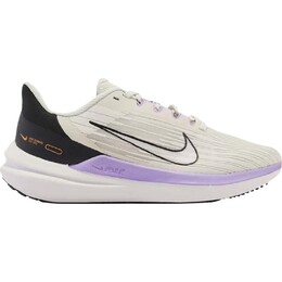 Кроссовки Nike Wmns Air Winflo 9 Light Orewood Brown, светло-серый/черный/фиолетовый dd8686-103