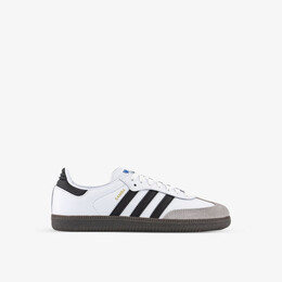 Кожаные низкие кеды Samba OG с логотипом Adidas, черный r04217612 | white black granite